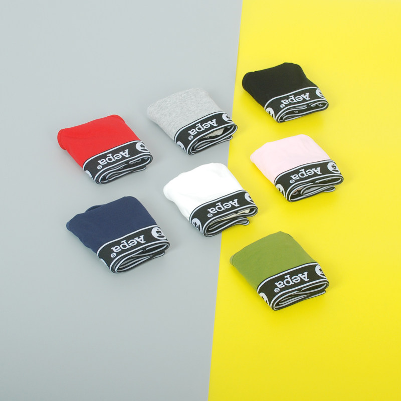 les handsome tt panties flat angle female neutral four-corner triangle pure cotton pure color breathable comfortable pull pants 2