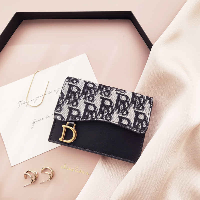 Leather Ladies Card Bag Small And Exquisite High-End Korea Large Capacity Multi-Function Driver's License Multi-card Slot Card Set Tide