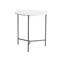 Журнальный столик из белого сланца