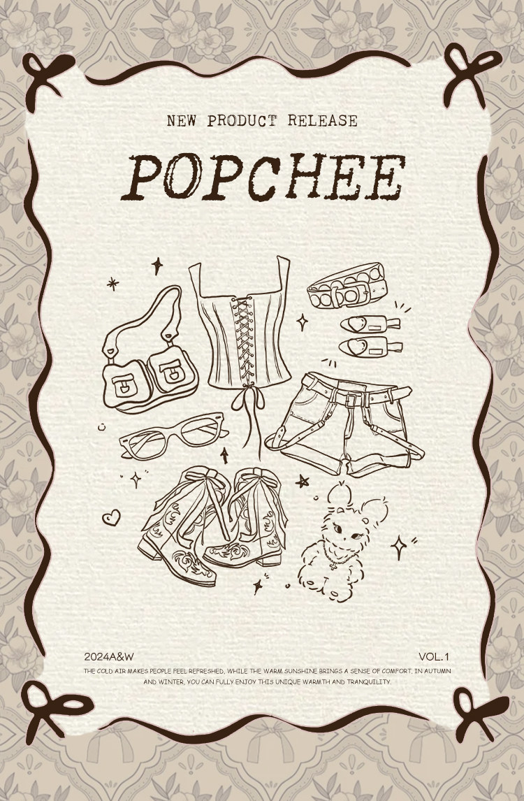 Оригинальные popchee｜Версия небесно-голубая Сейлор Мун｜Высокая эластичность микро-клеш! Сердечки на заднем кармане