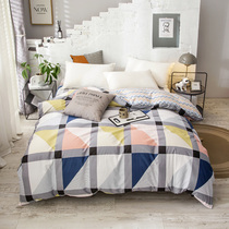 Bed pure cotton linen quilt cover two-piece double quilt by single quilt cover 2 pieces of kit minimalist all cotton single 1 6x210 2