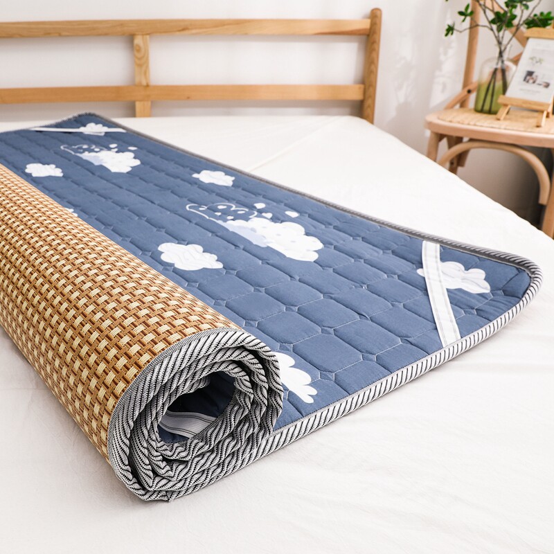Day Style Tatami Mat Rice Mat Summer Dorm Bed Mat Bed Mat Bifacial Rattan Mat Mat Mat Mattress Summer Winter Summer Dual-use Home Mat