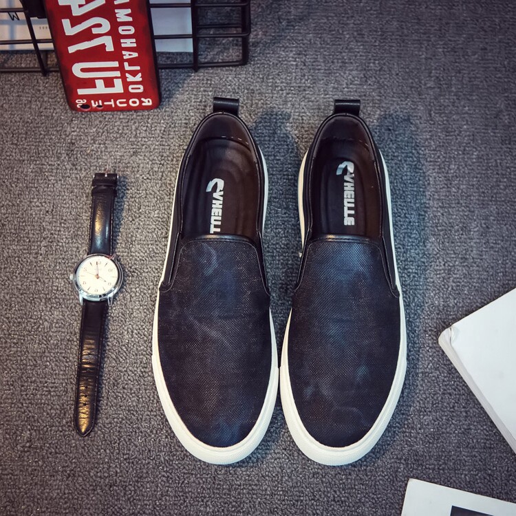 Loafers men's slip-on slip-on shoes men's breathable mesh shoes men's casual shoes Korean version all-match sneakers trendy men's shoes