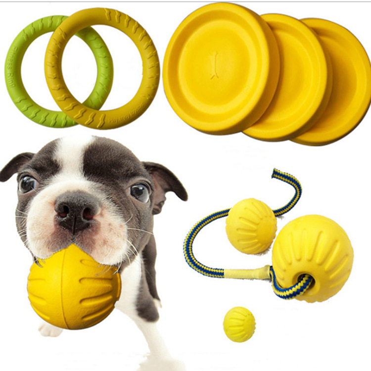 Xingji training dog ball bite-resistant ball eva pet toy foam Frisbee golden retriever to relieve boredom molar toy floating water fantasy ball