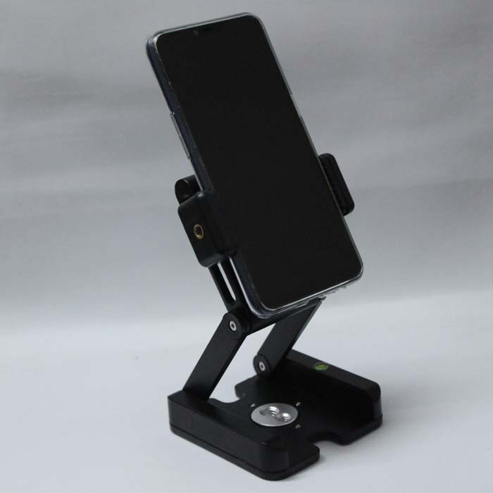 Metal folding lazy mobile phone desktop bracket overhead shooting general fast hand live video camera video shooting shelf