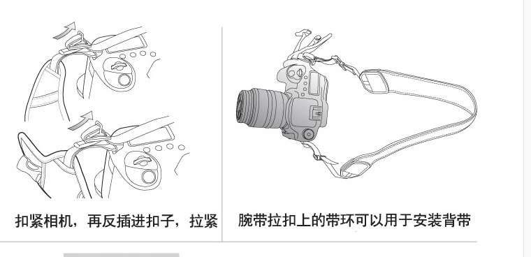 phụ kiện máy ảnh SLR dây đeo máy ảnh phù hợp cho máy ảnh SLR hai mặt Canon 尼康索尼宾 được ban nhạc cổ tay - Phụ kiện máy ảnh DSLR / đơn benro t660ex