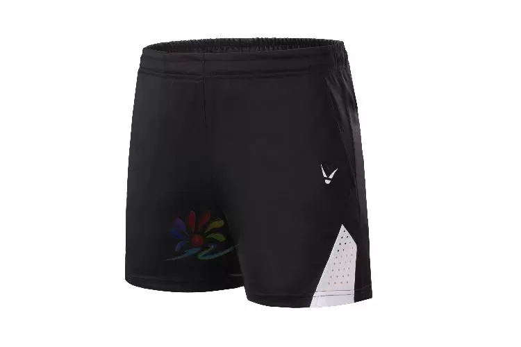 Mùa hè mới cầu lông mặc quần short nam giới và phụ nữ quần quần dễ dàng để rửa cạnh tranh quần short thể thao thoáng khí và nhanh chóng làm khô vải quần áo đánh cầu lông nam