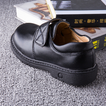 2020 new Shenzhen primary and middle school students flag-raising with black leather shoes student Gboys to perform leather shoes etiquette shoes