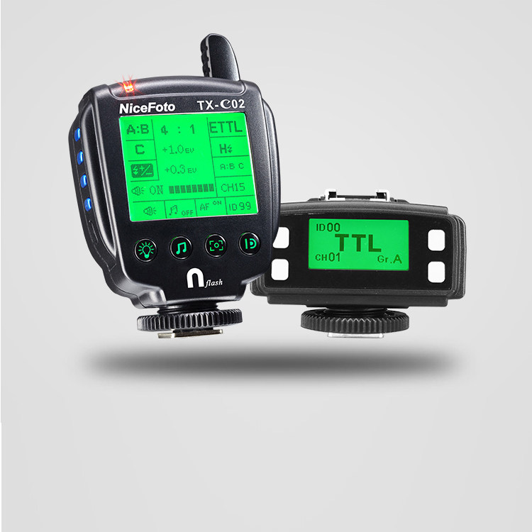 Nicerc Remote Control Front and Negative Universal TTL High Speed Synchrotron Flash Pilot Receiver TTL-C02 N02