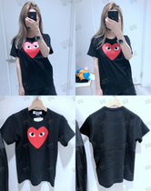 VENJOY Hong Kong CDG PLAY DAZT111 DAZT112 men and women heart pattern t-shirt