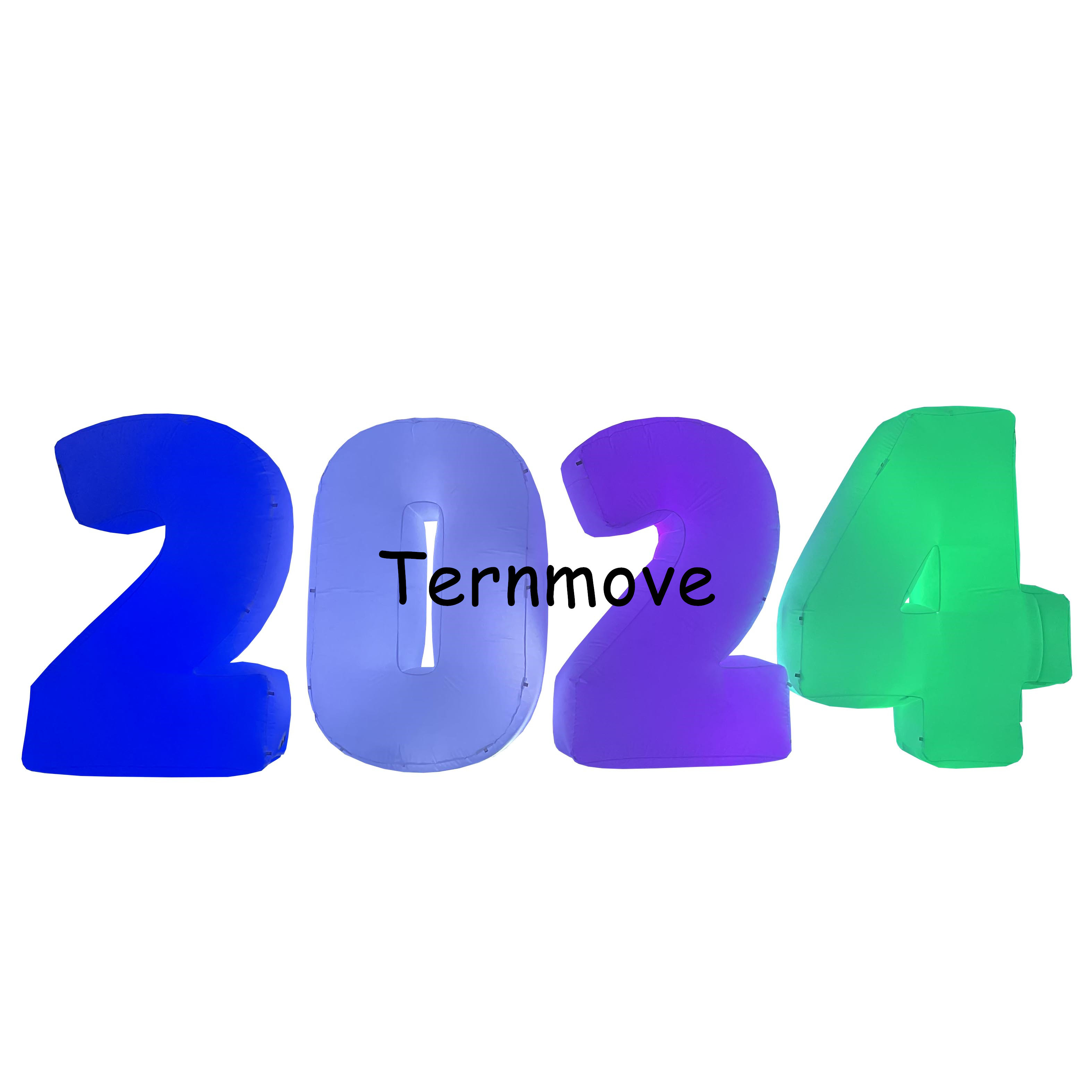 Week of year Keio Business Advertising inflatable Chinese characters Luminous English Alphabet Qi and Beauty Chen Decorative Digital Symbolic Notes-Taobao