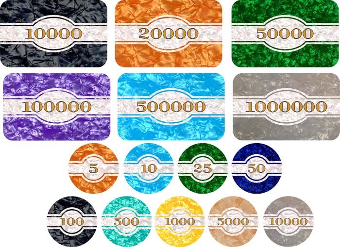 Chips Texas Hold'em Baccarat Mahjong high-grade ceramic chips Chip coins custom wear-resistant waterproof