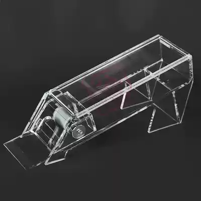 High-grade Texas Hold'em high-footed acrylic dealer Baccarat brand boots transparent 1-8 pay card box