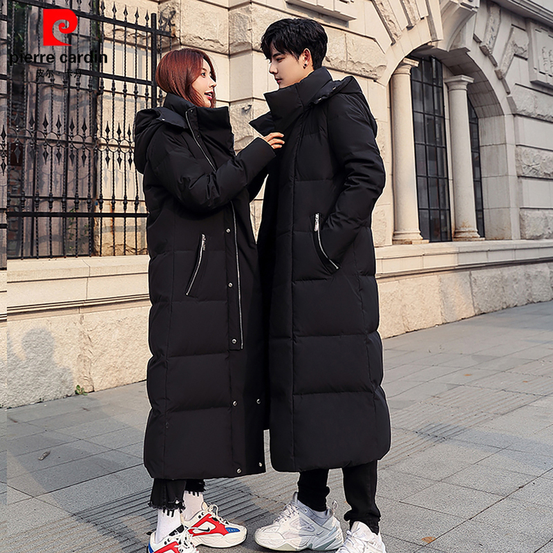 Pierre Cardin Couple's down Jacket for Men and Women, Mid-Length Over-The-Knee Style, 2026 New Winter Ultra-Long Thickened Coat, Trendy Pierre Cardin Couple's down Jacket for Men and Women, Mid-Length Over-The-Knee Style, 2026 New Winter Ultra-Long Thickened Coat, Trendy