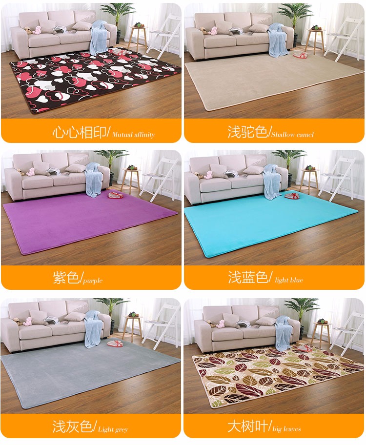 Thảm phòng ngủ đầy đủ của Bắc Âu phòng khách bàn cà phê tatami hộ gia đình thảm phòng dễ thương bột tùy chỉnh đầu giường thảm