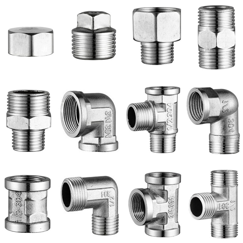 4 min stainless steel joint inner and outer wire three - way core clamp to wire water heating pipe fittings