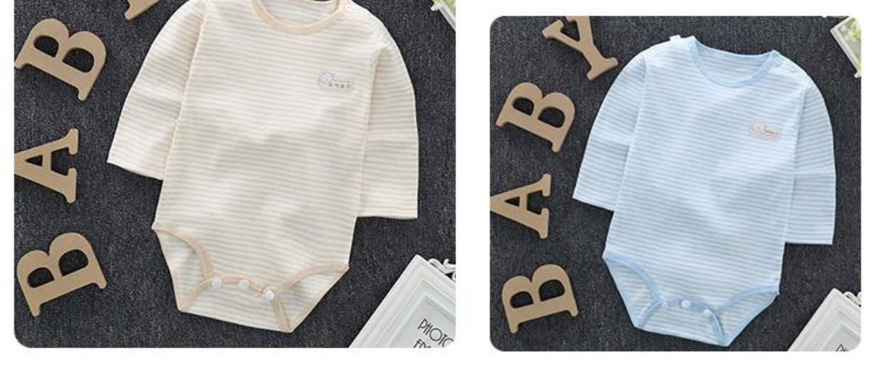 Mùa hè bé tam giác quần áo điều hòa không khí phù hợp với tay áo béiesies túi rắm quần áo romper sơ sinh cotton đồ ngủ - Áo liền quần sleepsuit trẻ em