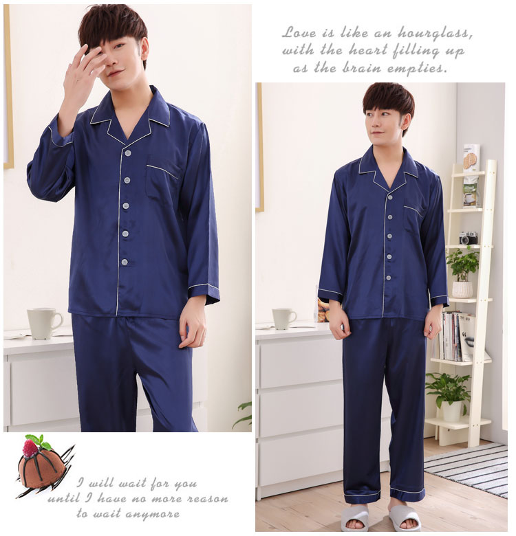 Pyjama pour homme OTHER   en Soie de glace à manches longues - Ref 3002743 Image 26