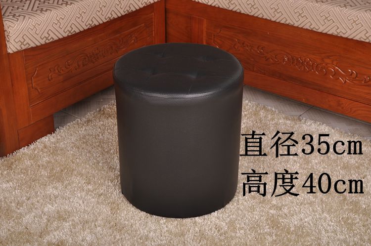 Khung gỗ rắn giày giày băng ghế cà phê phân ghế sofa vải ghế băng phân phân phân da ottoman - Kính kính phân cực