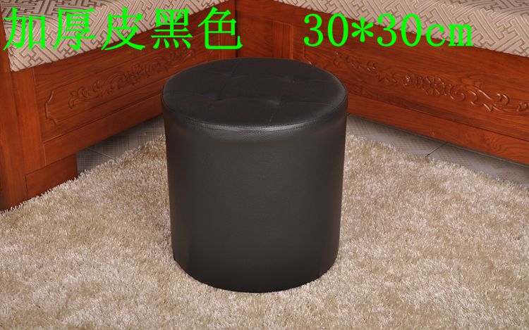 Khung gỗ rắn giày giày băng ghế cà phê phân ghế sofa vải ghế băng phân phân phân da ottoman - Kính kính phân cực