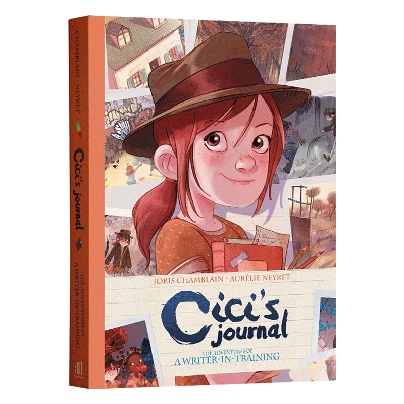 英文原版儿童漫画绘本 Cici's Journal 英文版 进口英语课外读物 Roaring Brook Press原版书