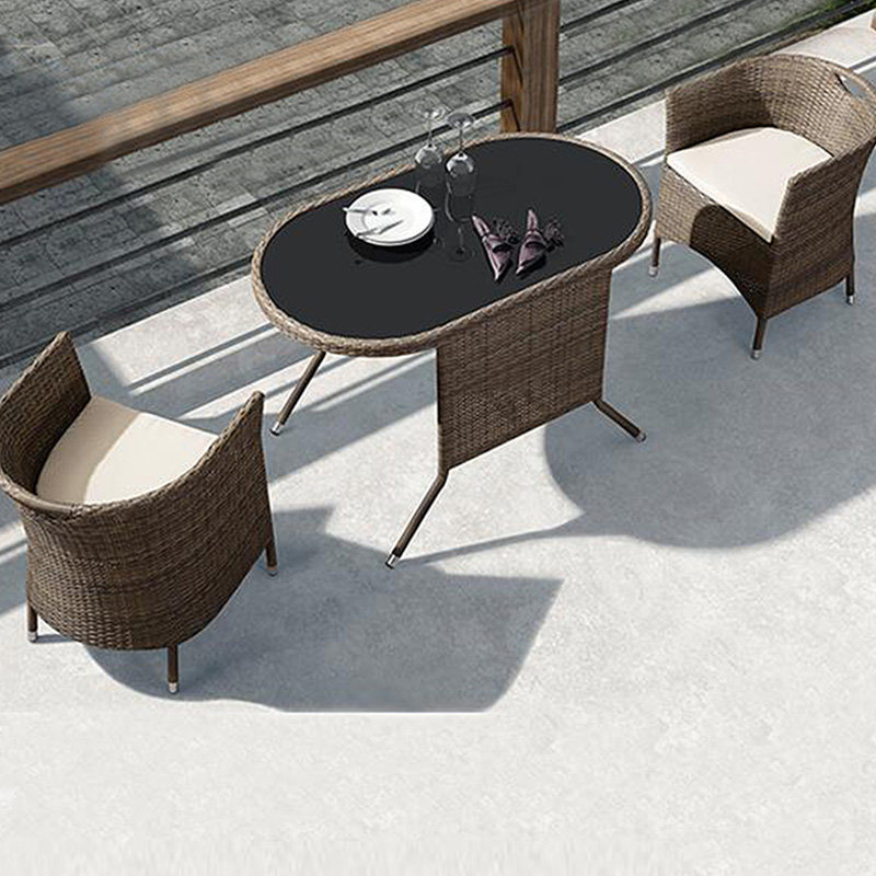 Balcony Small Table And Chairs Net Red Casual One Table Two Chairs Combined Outdoor Rattan Chairs Three Sets Of Iron Art Tea Table Outside Pendulum Table