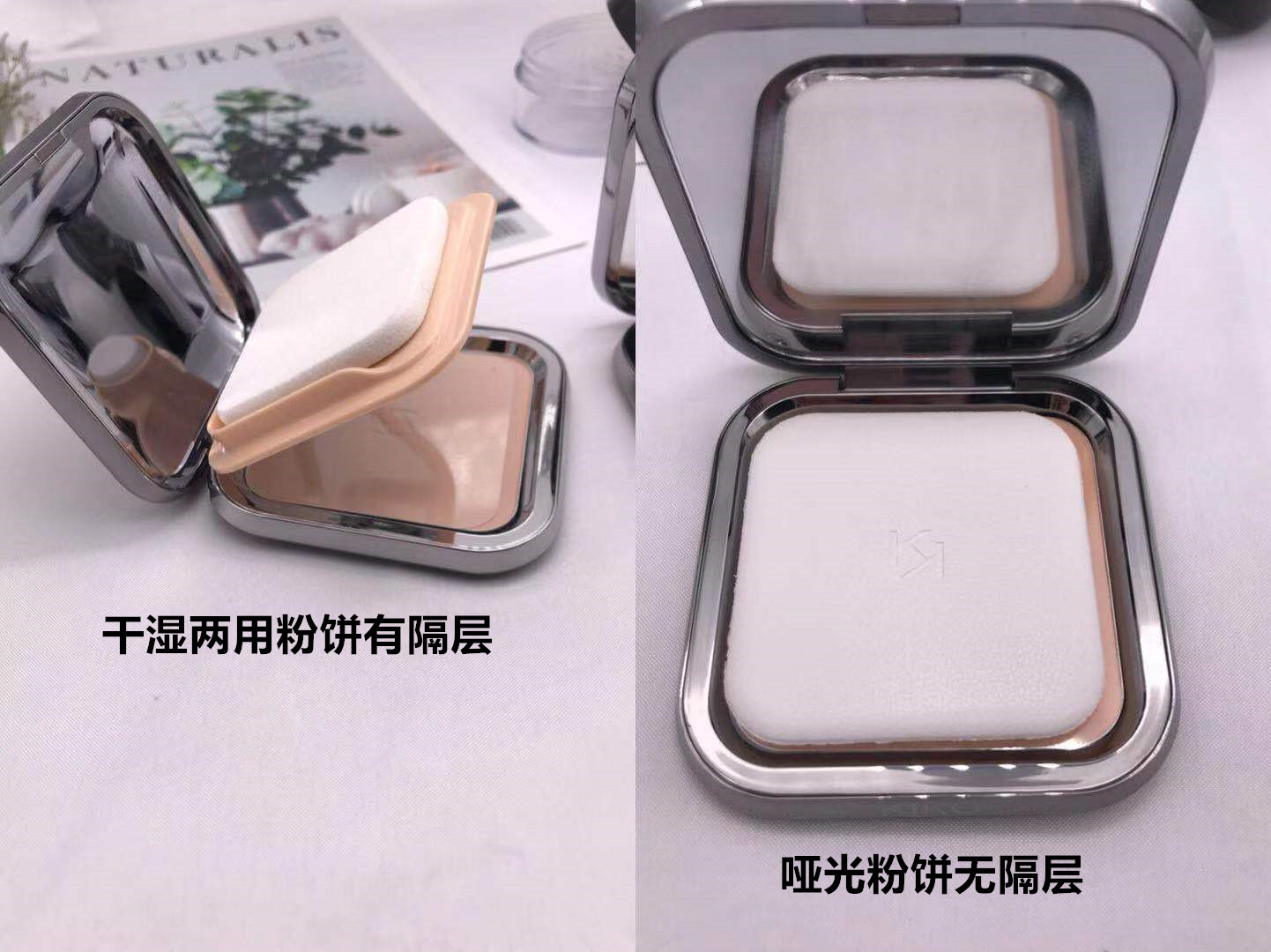 Bột KIKI nhẹ mờ 04 bột ướt và khô không sợ nắng CR15 spf30 - Bột nén phấn phủ mac