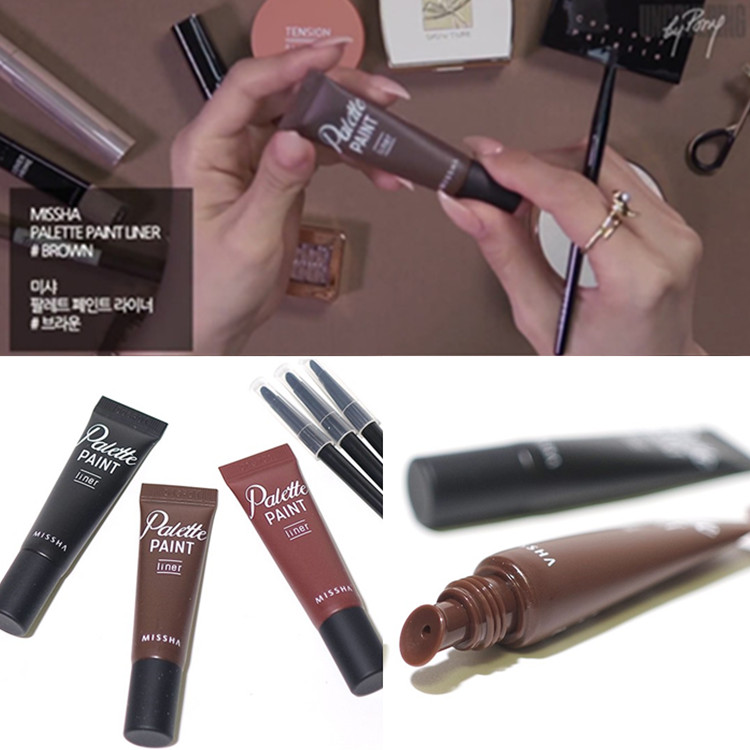 Package Pony recommends South Korea Missha riddle Line limited eye line paste palette waterproof gel eye line paste