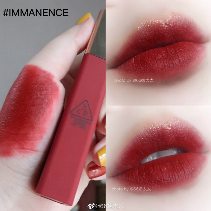 New Color 3CE Cloud Lip Glaze Needful Rotten Tomato Immanence Iron Rust Red Speak Up