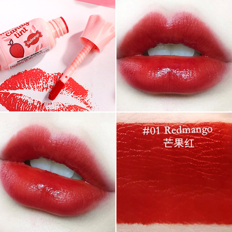 Clearance The saem got fresh cream mousse candy lip glaze 01 lip gloss lip gloss lasting moisturizing moisturizing student models