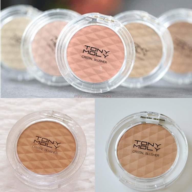  pony recommended TONYMOLY CHARM Charm Crystal Fix Powder Shadow Pink Blush with high light