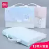 Deli multi-card bag 13 grid storage and finishing A4 folder handbag student men and women cute cartoon candy color paper bag subject bag Classification index Easy to carry organ clip Fashion and fresh section