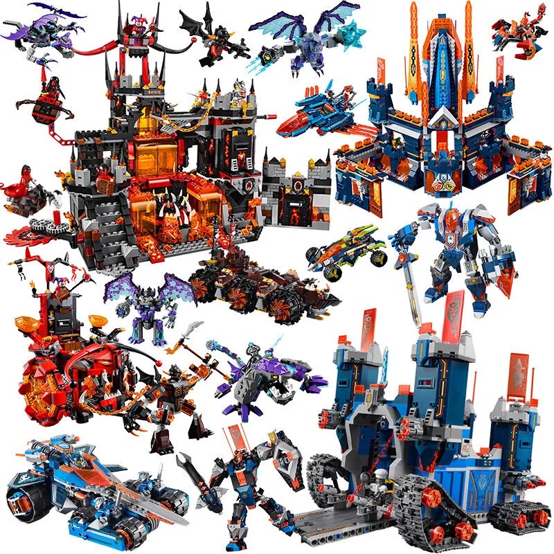 Ninjago Building Blocks Future Knights High-Tech Mobile Fortress Castle Construction Boys' Assembly Children's Toys Ninjago Building Blocks Future Knights High-Tech Mobile Fortress Castle Construction Boys' Assembly Children's Toys