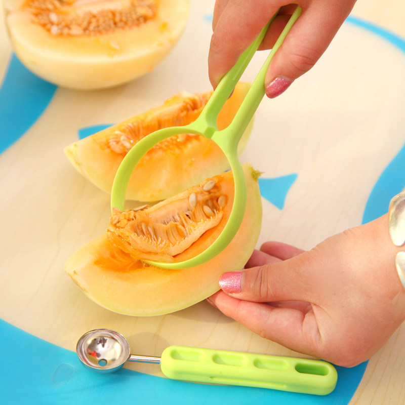 Digger dig fruit balls Spoon Melon guot Pulp Peeled Peeler Peeling Peeler Watermelon Dig Ball Spoons Parquet Tool Deviner