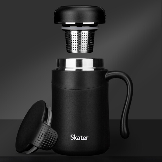 skater mug imported 316 stainless steel with handle water cup portable business tea cup office cup