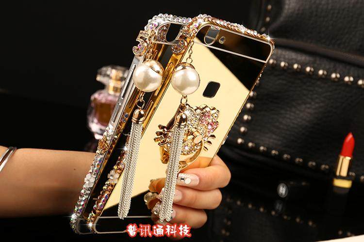 华为麦芒4手机壳水钻G7 plus金属边框麦芒5手