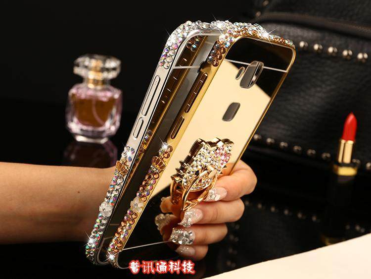 华为麦芒4手机壳水钻G7 plus金属边框麦芒5手