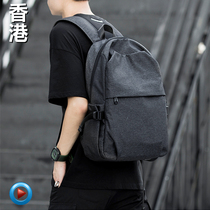 Hong Kong 2022 new fashion brand backpack men's computer backpack casual large-capacity fashion travel bag