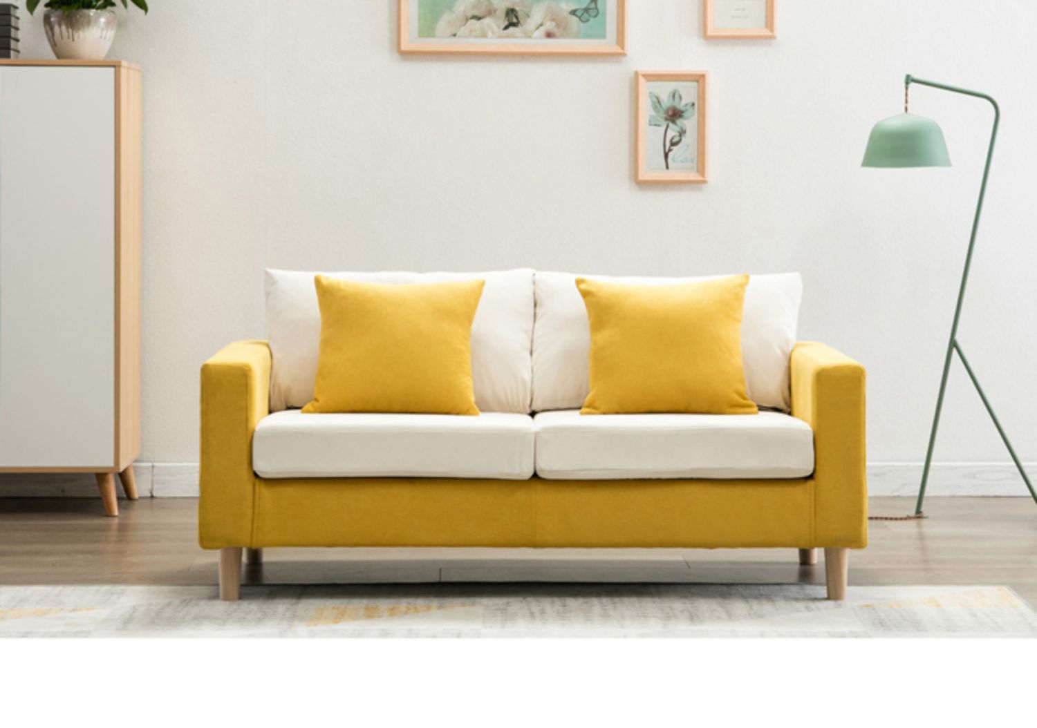 Nordic sofa căn hộ nhỏ tối giản quán cà phê hiện đại để thuê hai căn hộ của ba ghế sofa nhỏ rửa - Ghế sô pha mẫu sofa gỗ đẹp