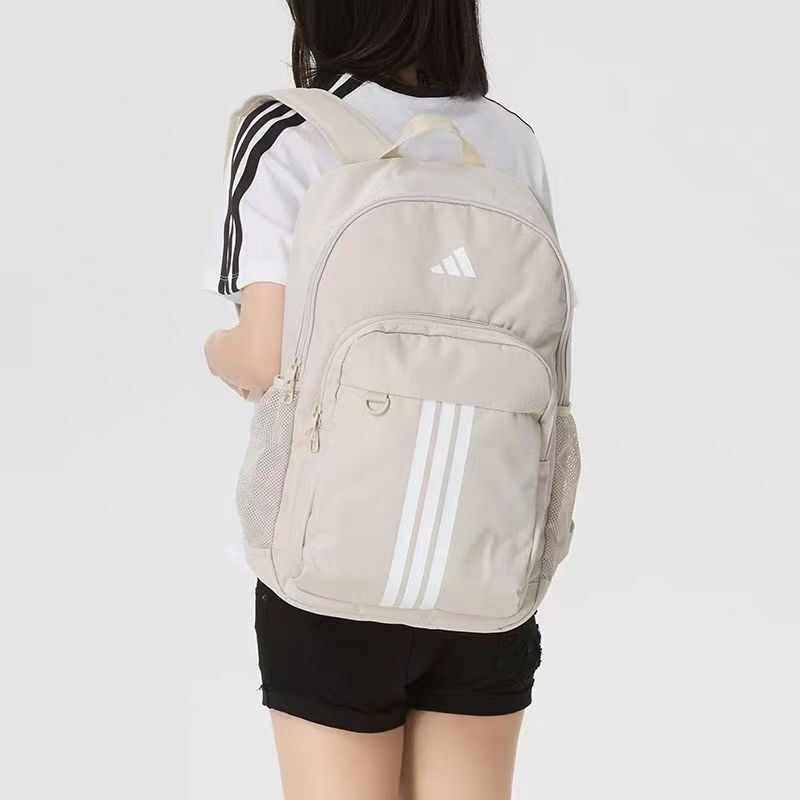 Adidas/Adidas Plaid Fabric Men's and Women's Student Casual Outdoor Classic Backpack Kx9598