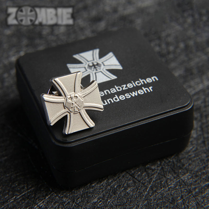 German German German Original Products Outdoor Iron Cross Badge Eagle Emblem Metal Chest Chapter Neckline Badge Chest Pin Accessories-Taobao