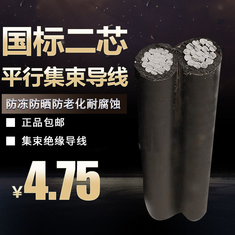 Benchmark airline Two-core parallel overhead cluster insulating lead BSJKLYJ2X10 16 25 35 50 50