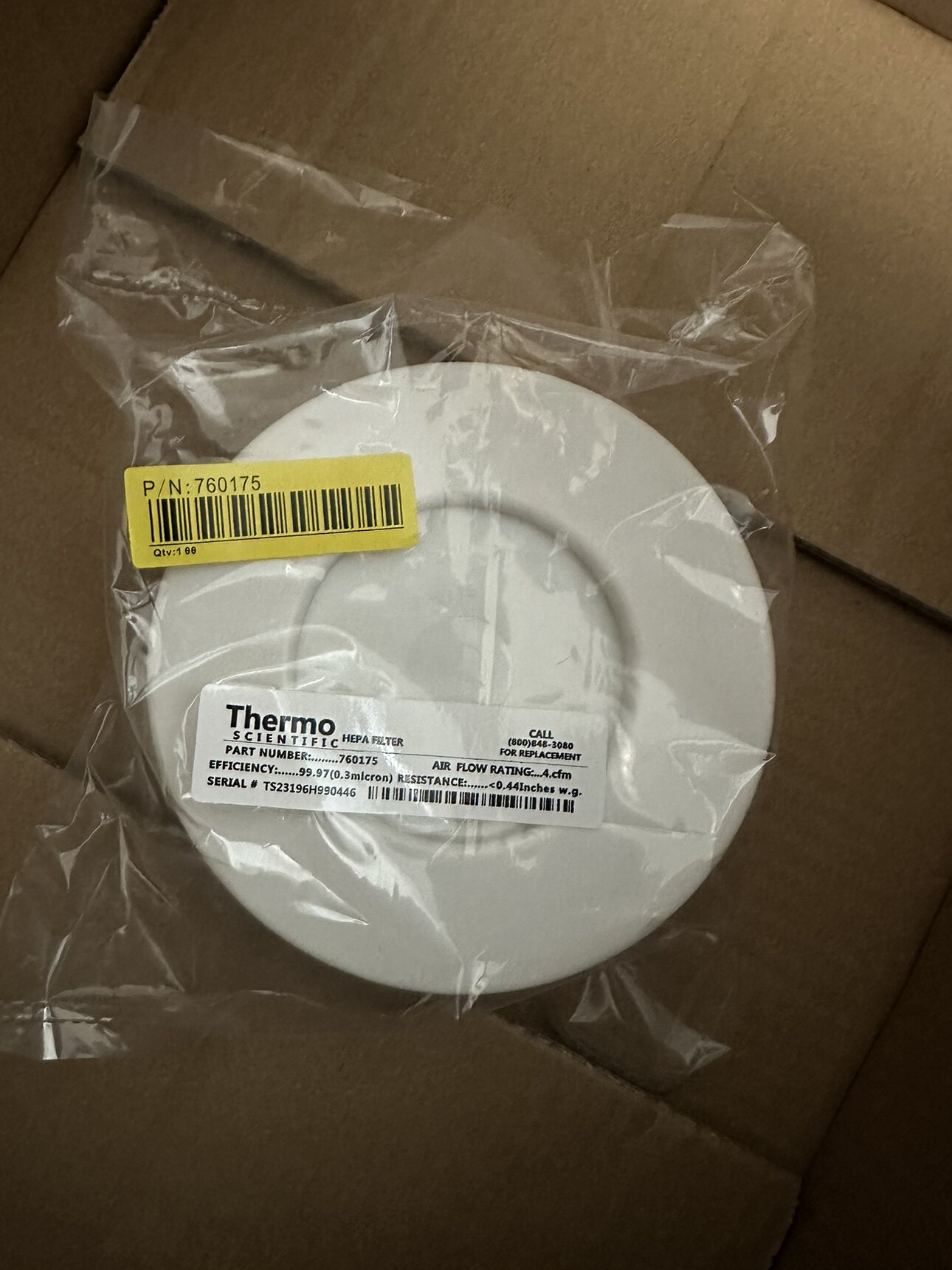 HEPA过滤器 过滤膜thermo 二氧化碳培养箱 CO2培养箱 760175现货