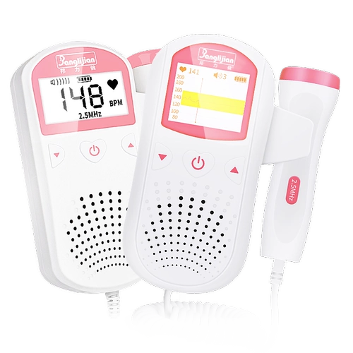 邦力健 Допблер плода, мониторинг сердца, прибор домохозяйства, беременные женщины слушают, как карты движения плода плода