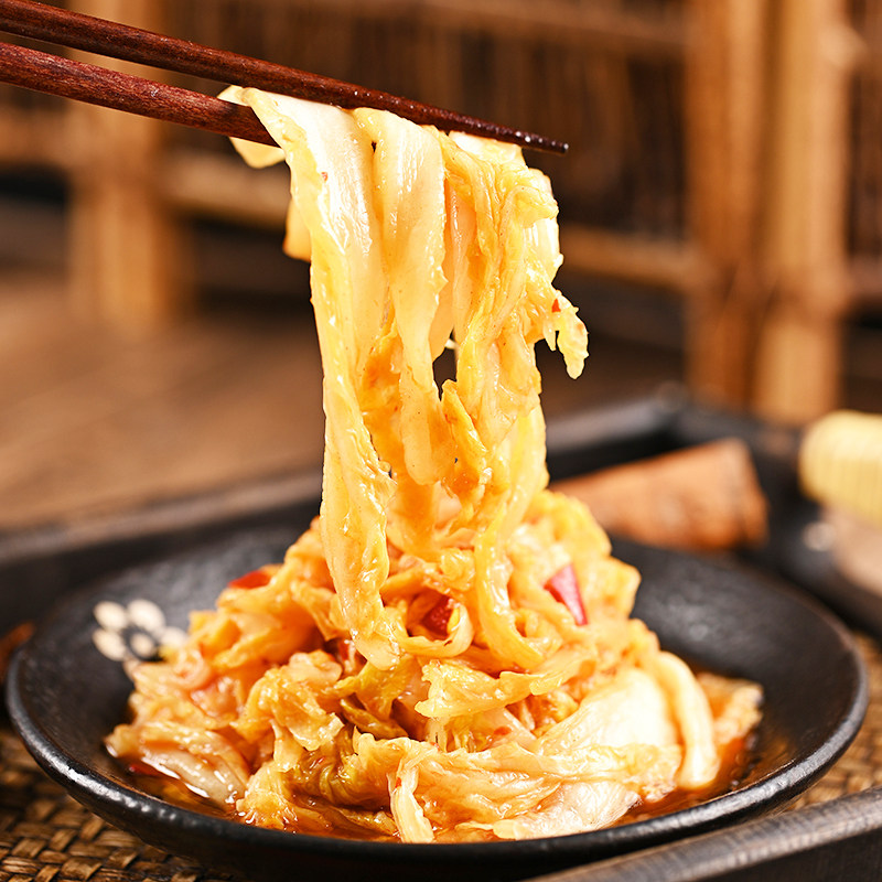 Korean Sauerkraut Doll Vegetable Sauce with spicy and crisp open stomach Next meal Canned Hotel Ballroom Cold Dish Cold Dish cabbage