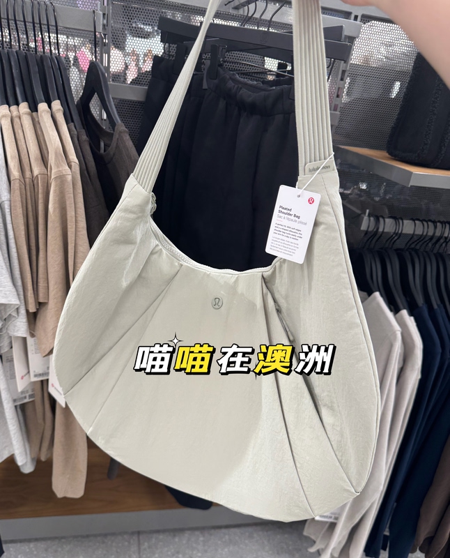 Australia Lululemon Pleated Shoulder Bag 10L Dumpling Bag Croissant Bag Single Shoulder Bag