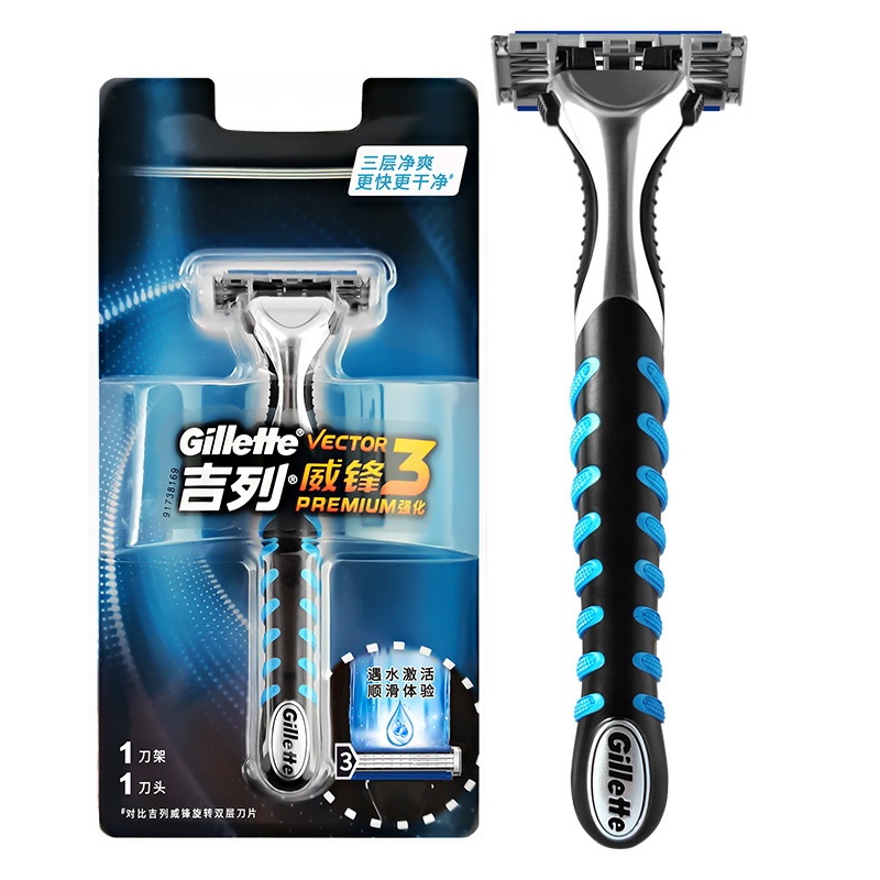 Gillette Mach3 Manual Razor Handle Includes 1 Blade, Triple-Layer Blade, Sensor3 Genuine Product