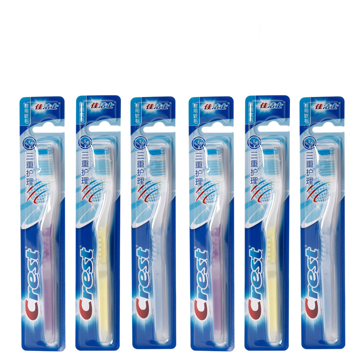 crest Triple Care toothbrush 6 crest dental care toothbrush teeth