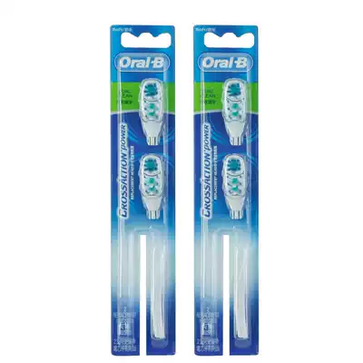 Ele B multi-moving electric toothbrush brush head 4 oral-b multi-moving White brilliant universal toothbrush head