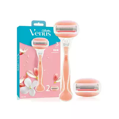 Gillevius ladies shaving knife with 2 head to send shower gel Qinquan breeze soap to remove hair bikini